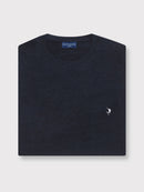 Espadon Linen T-Shirt - Navy