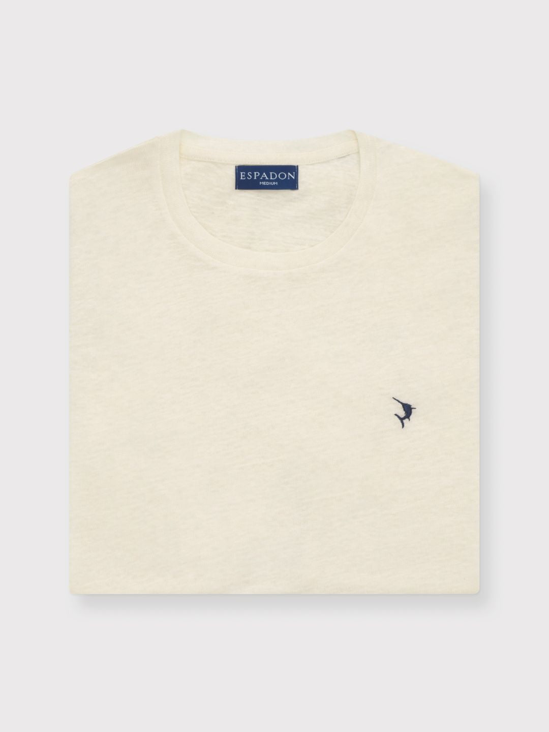 Espadon Linen T-Shirt - Ecru