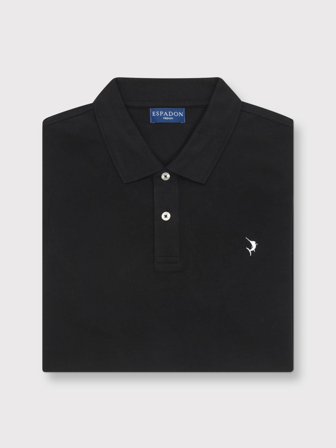 Espadon Original Organic Cotton Polo - Black
