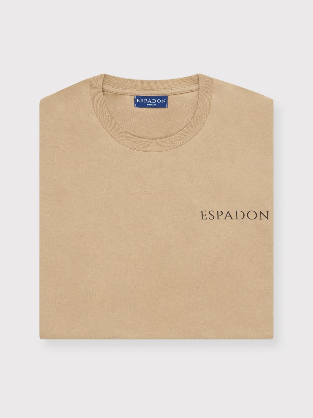 Organic Cotton Logo Print T-Shirt - Sand