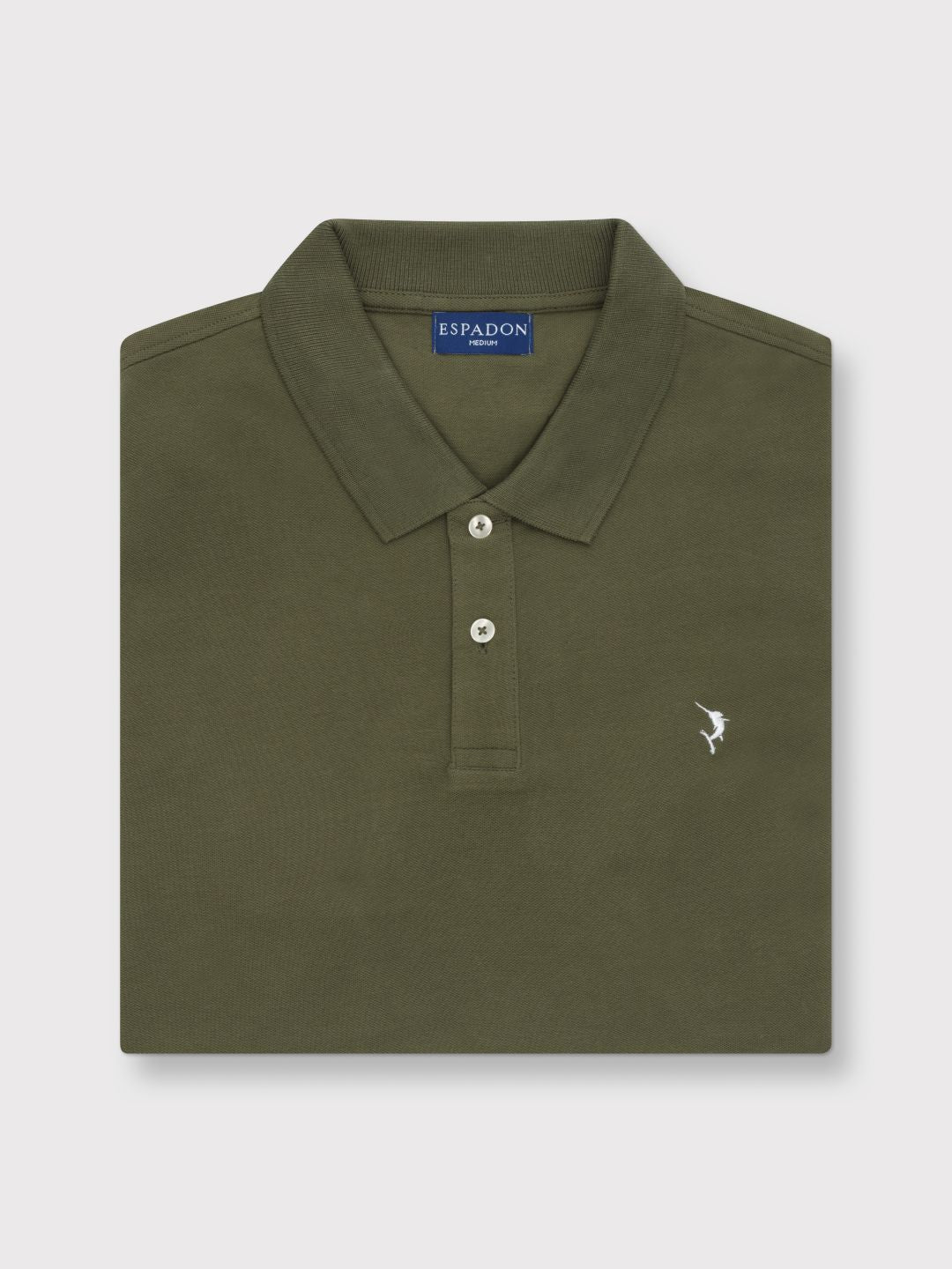 Espadon Original Organic Cotton Polo - Olive