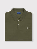 Espadon Original Organic Cotton Polo - Olive