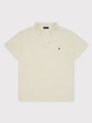 Buttonless Linen Polo - Ecru