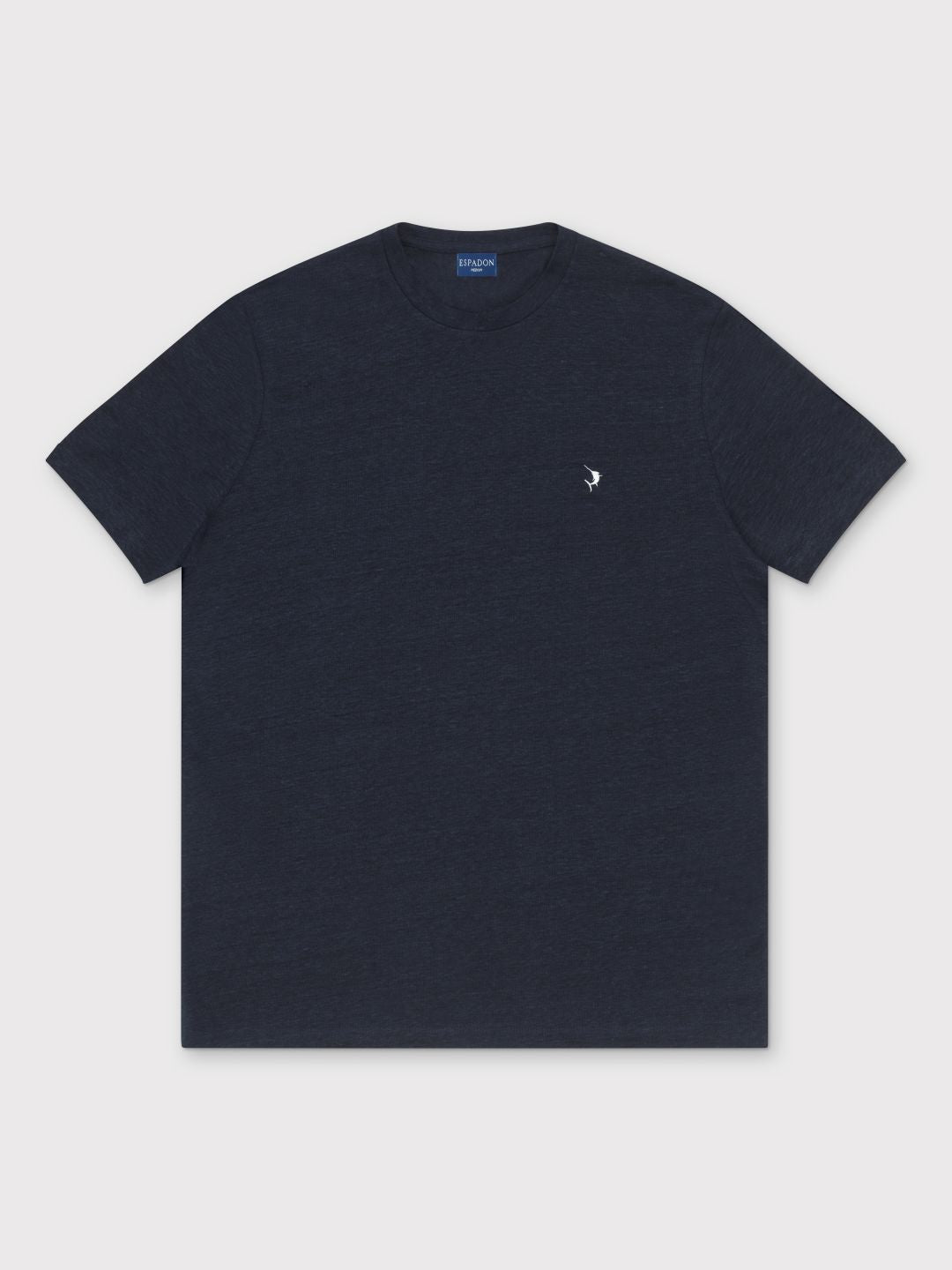 Espadon Linen T-Shirt - Navy