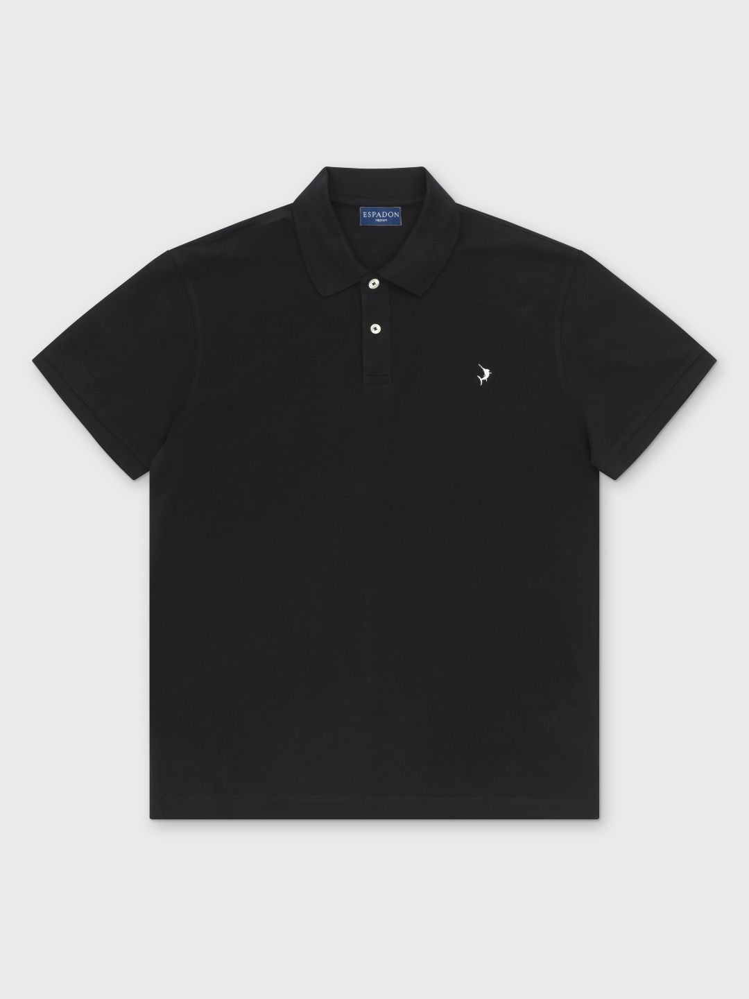 Espadon Original Organic Cotton Polo - Black