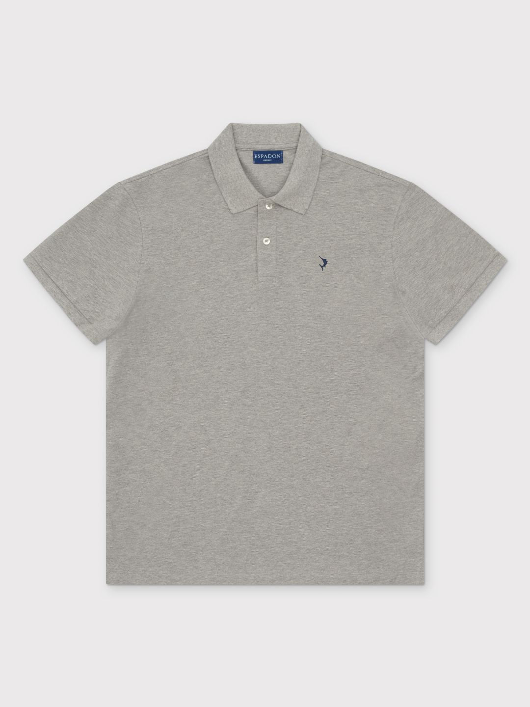Espadon Original Organic Cotton Polo - Grey