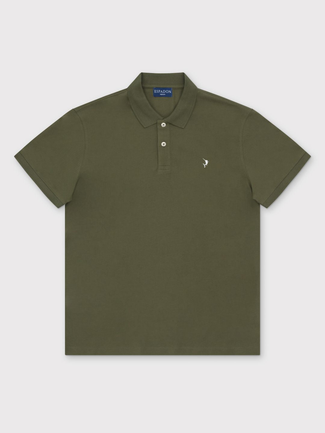 Espadon Original Organic Cotton Polo - Olive