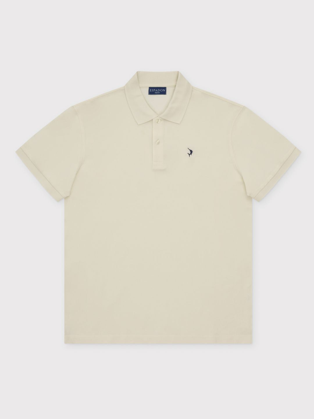 Espadon Original Organic Cotton Polo - Ecru