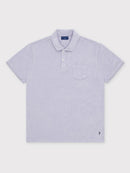 Classic Fit Towelling Polo - Lavender