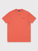 Organic Cotton Logo Print T-Shirt - Coral