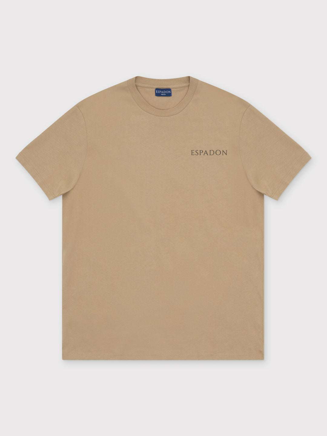Organic Cotton Logo Print T-Shirt - Sand