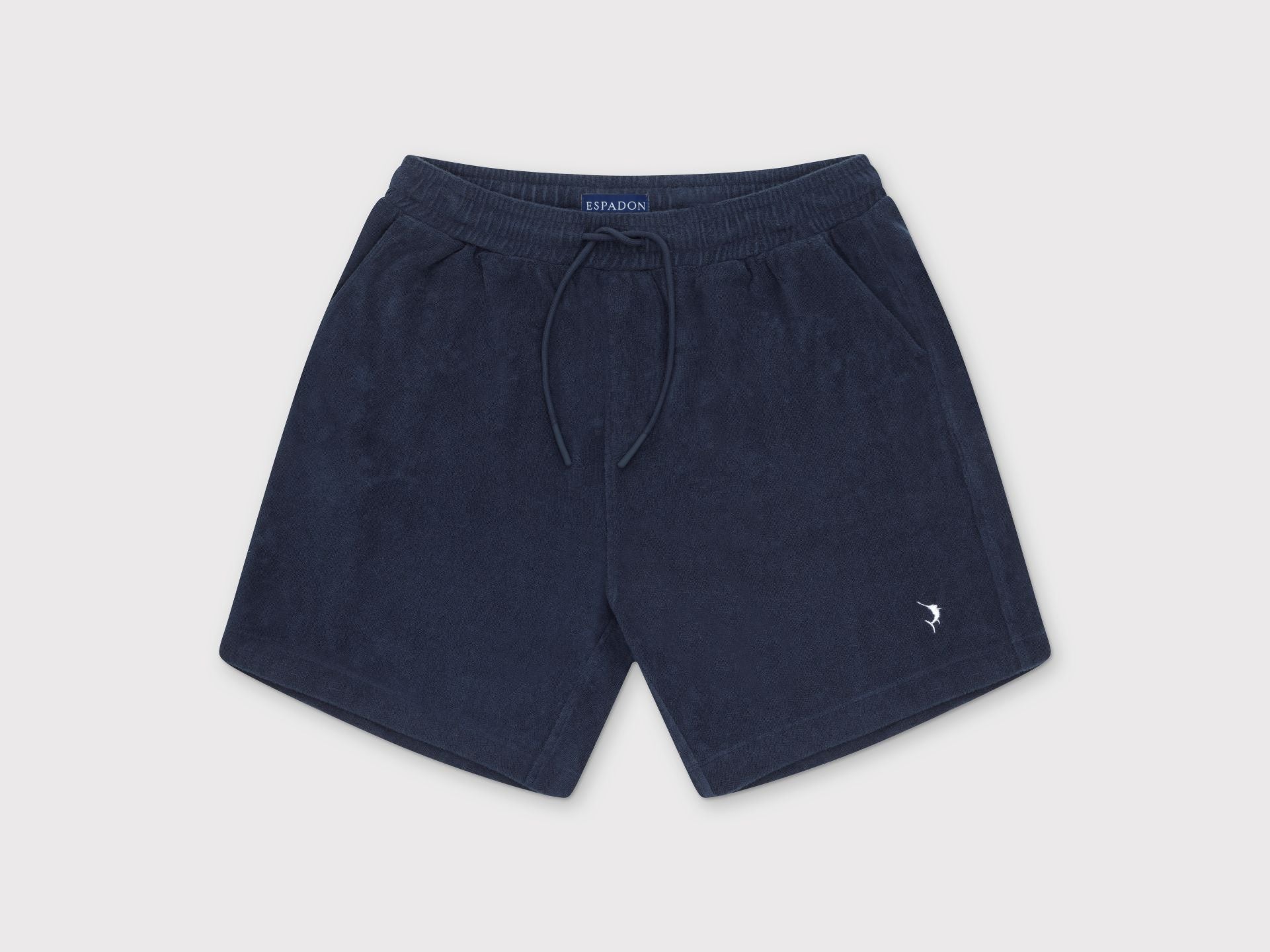 Espadon Towelling Shorts - Navy