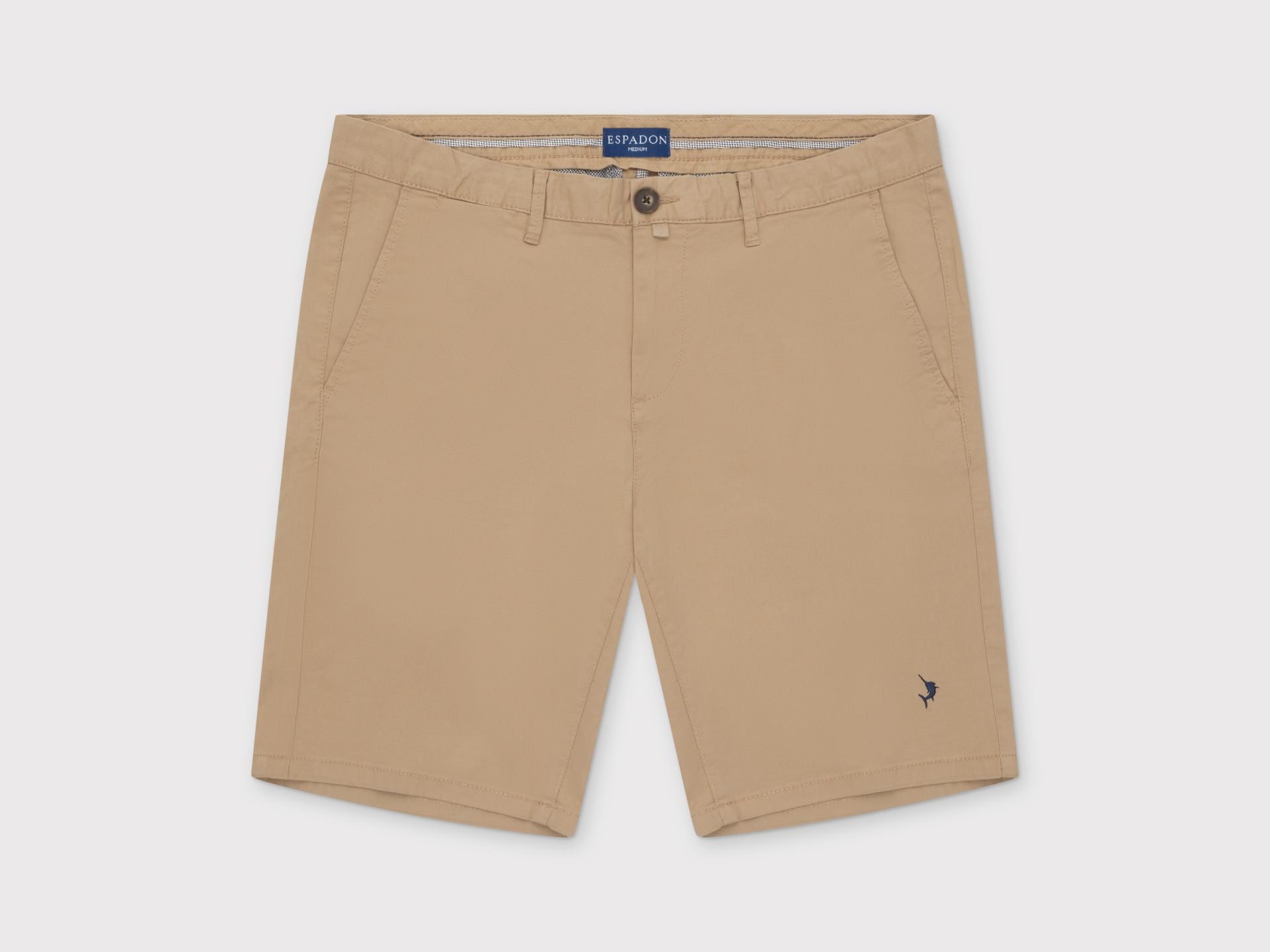 Organic Cotton Chino Shorts - Beige