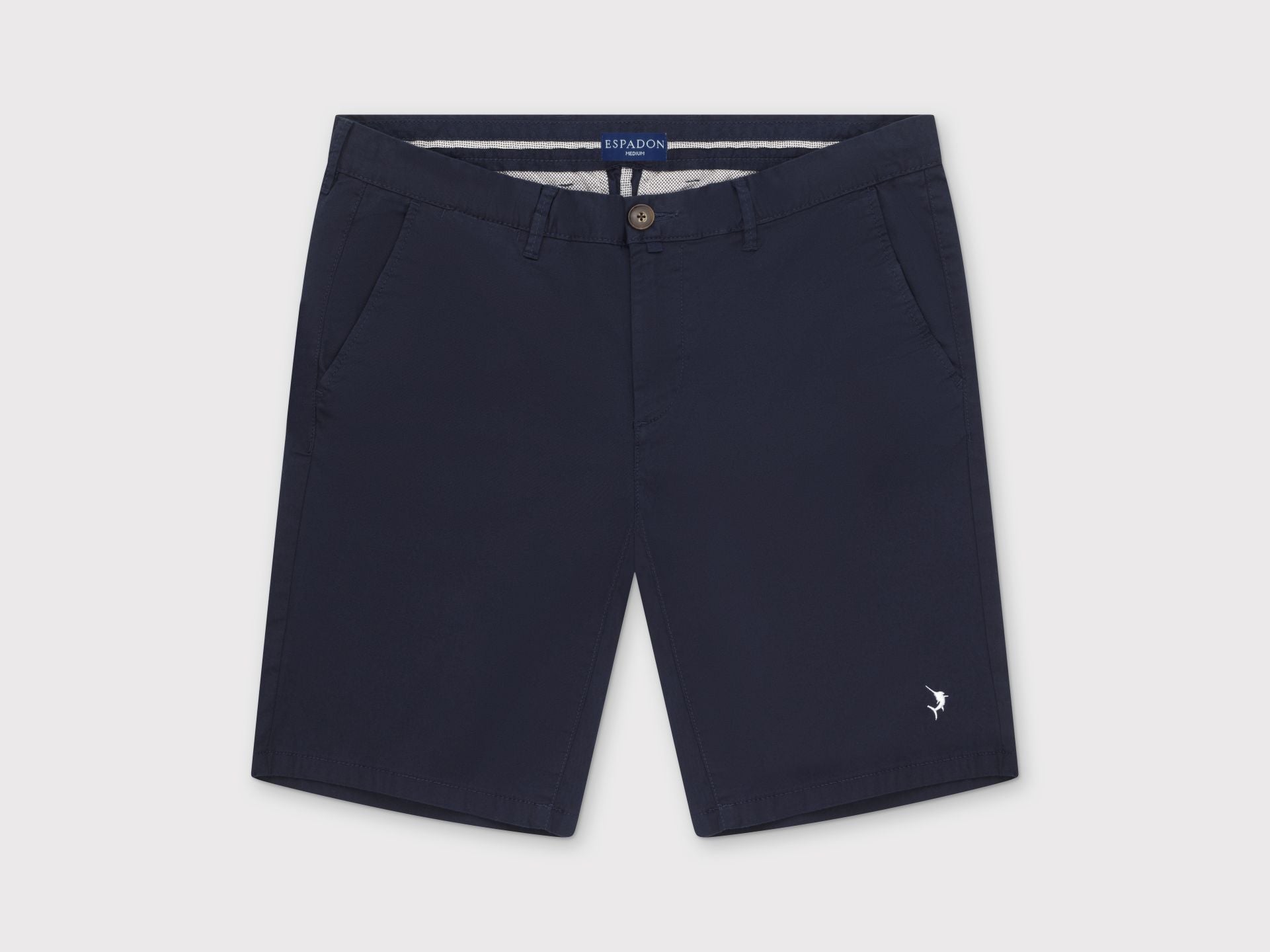 Organic Cotton Chino Shorts - Navy
