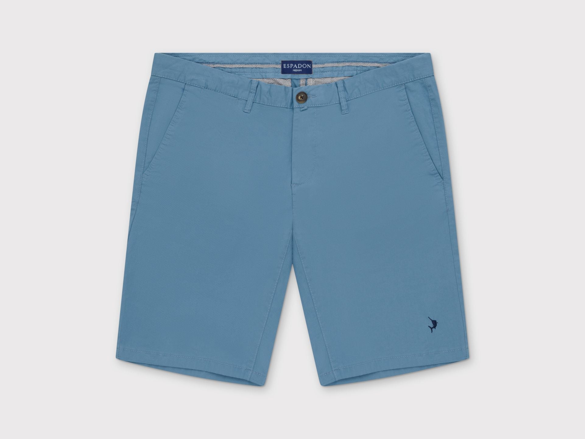 Organic Cotton Chino Shorts - Sky Blue
