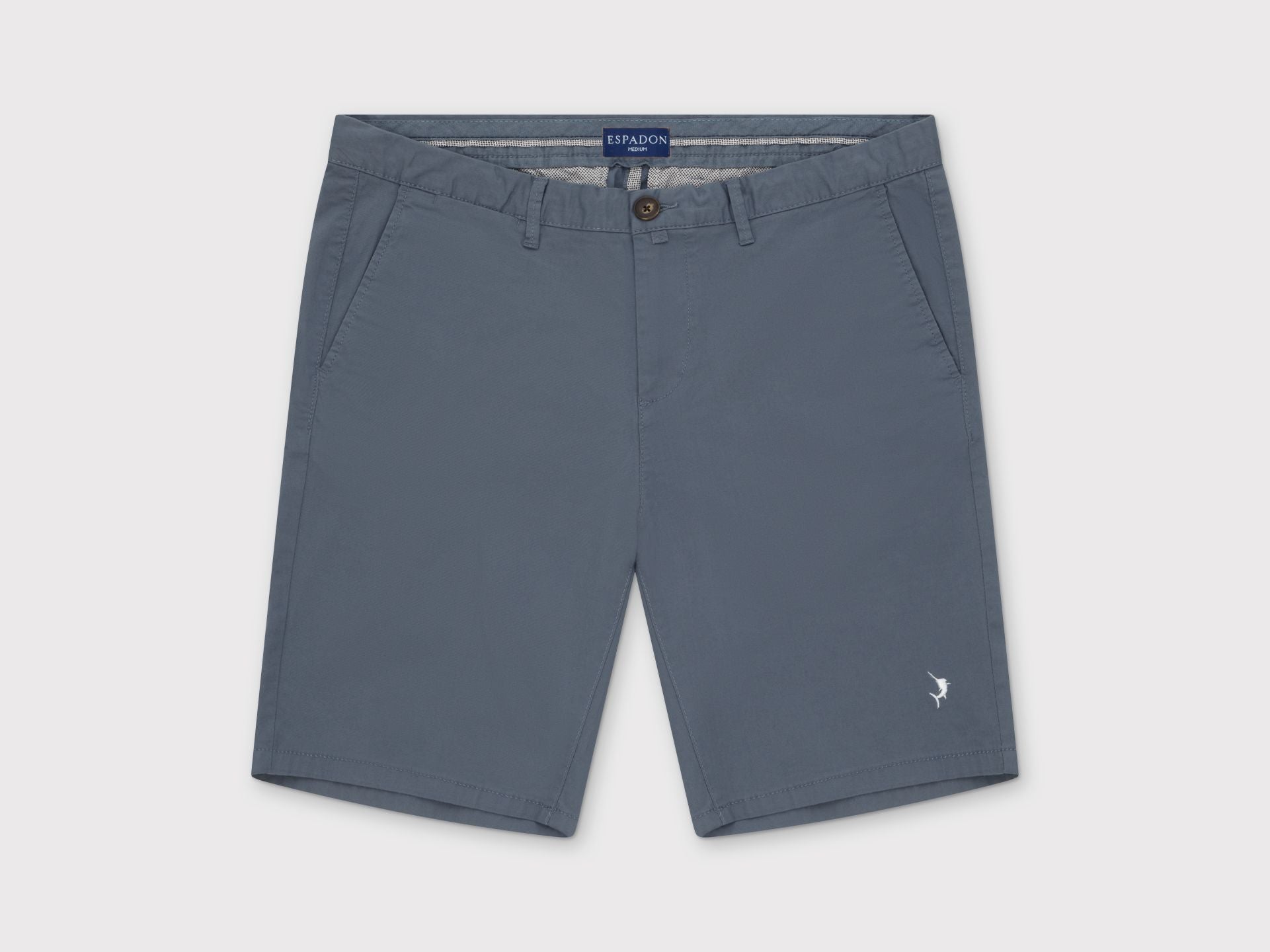Organic Cotton Chino Shorts - Grey