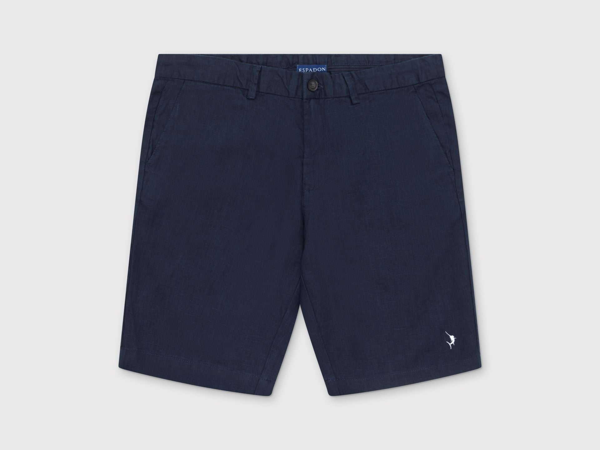 Espadon Linen Shorts - Navy