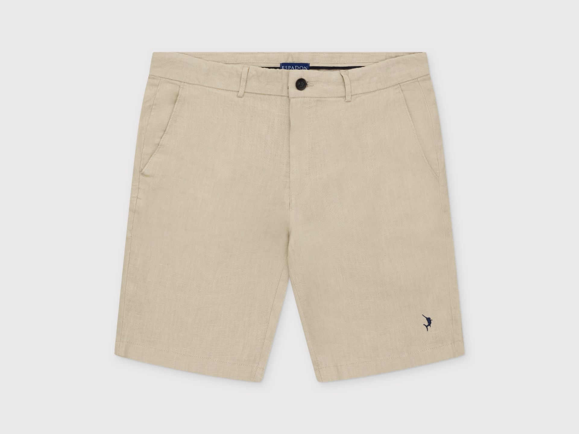 Espadon Linen Shorts - Beige