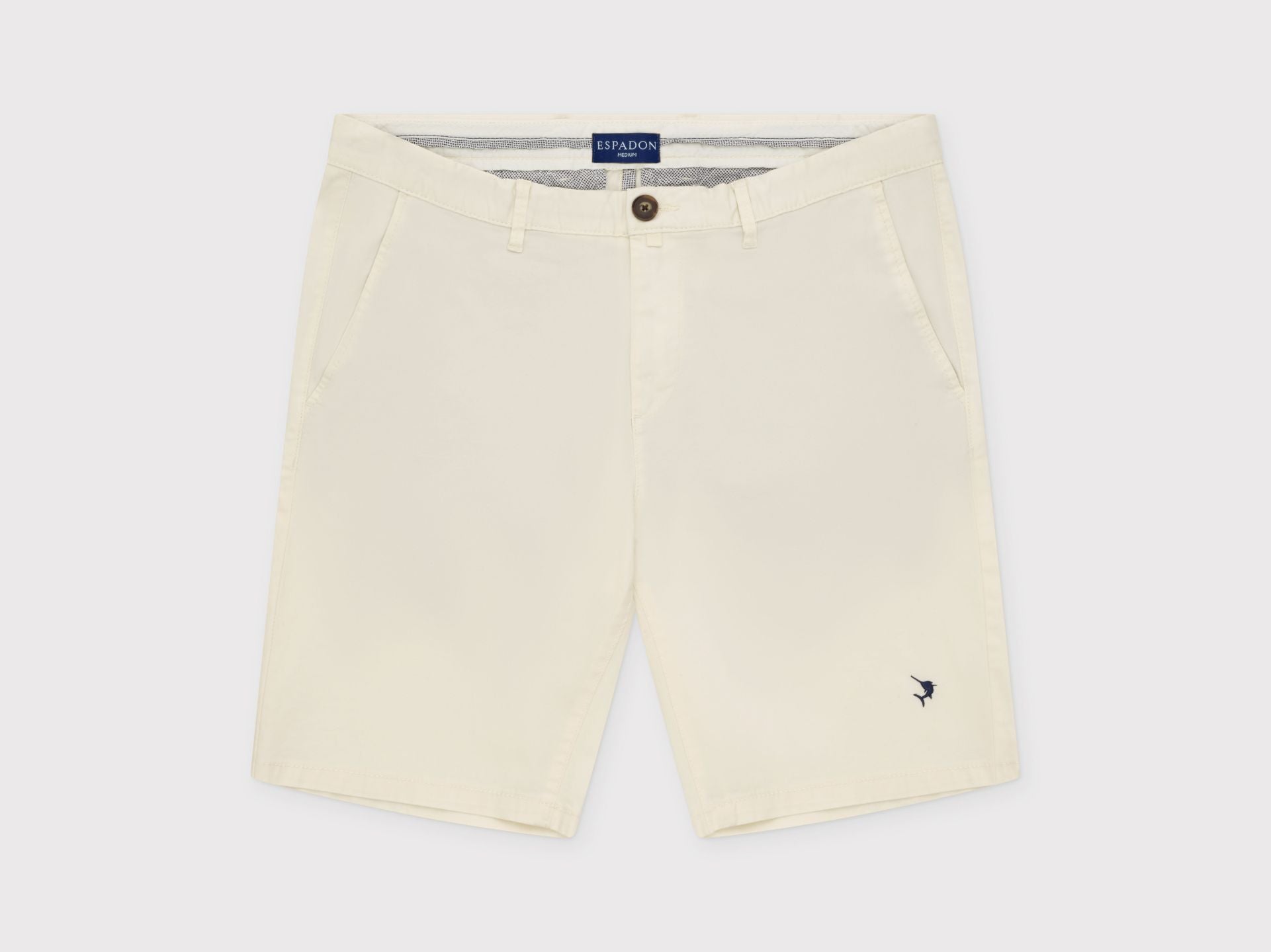 Organic Cotton Chino Shorts - Ecru