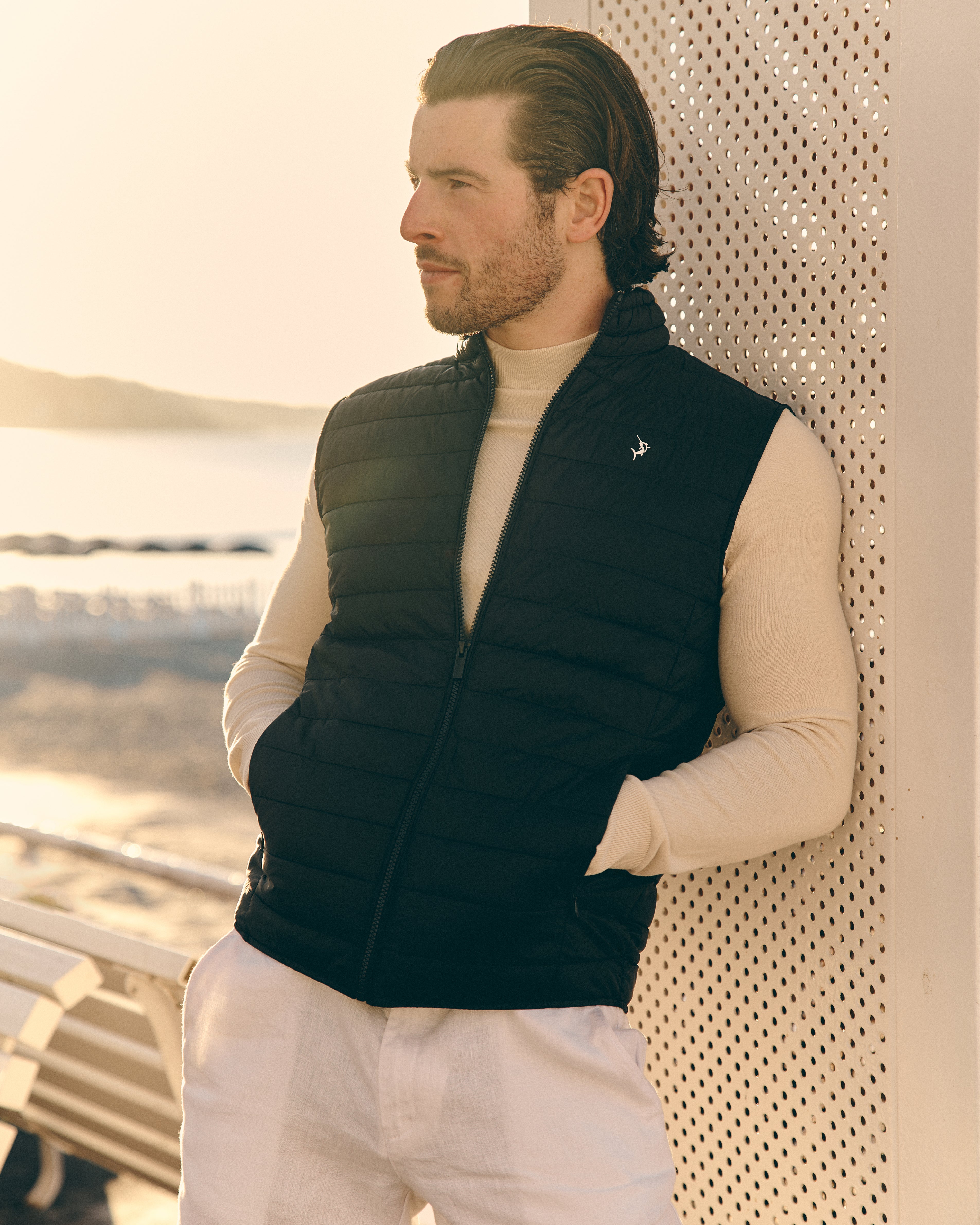 Lightweight Padded Gilet - Navy