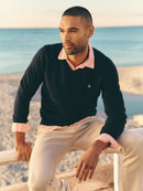 Classic V Neck Jumper - Navy