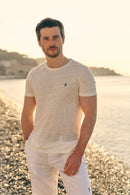 Espadon Linen T-Shirt - Ecru
