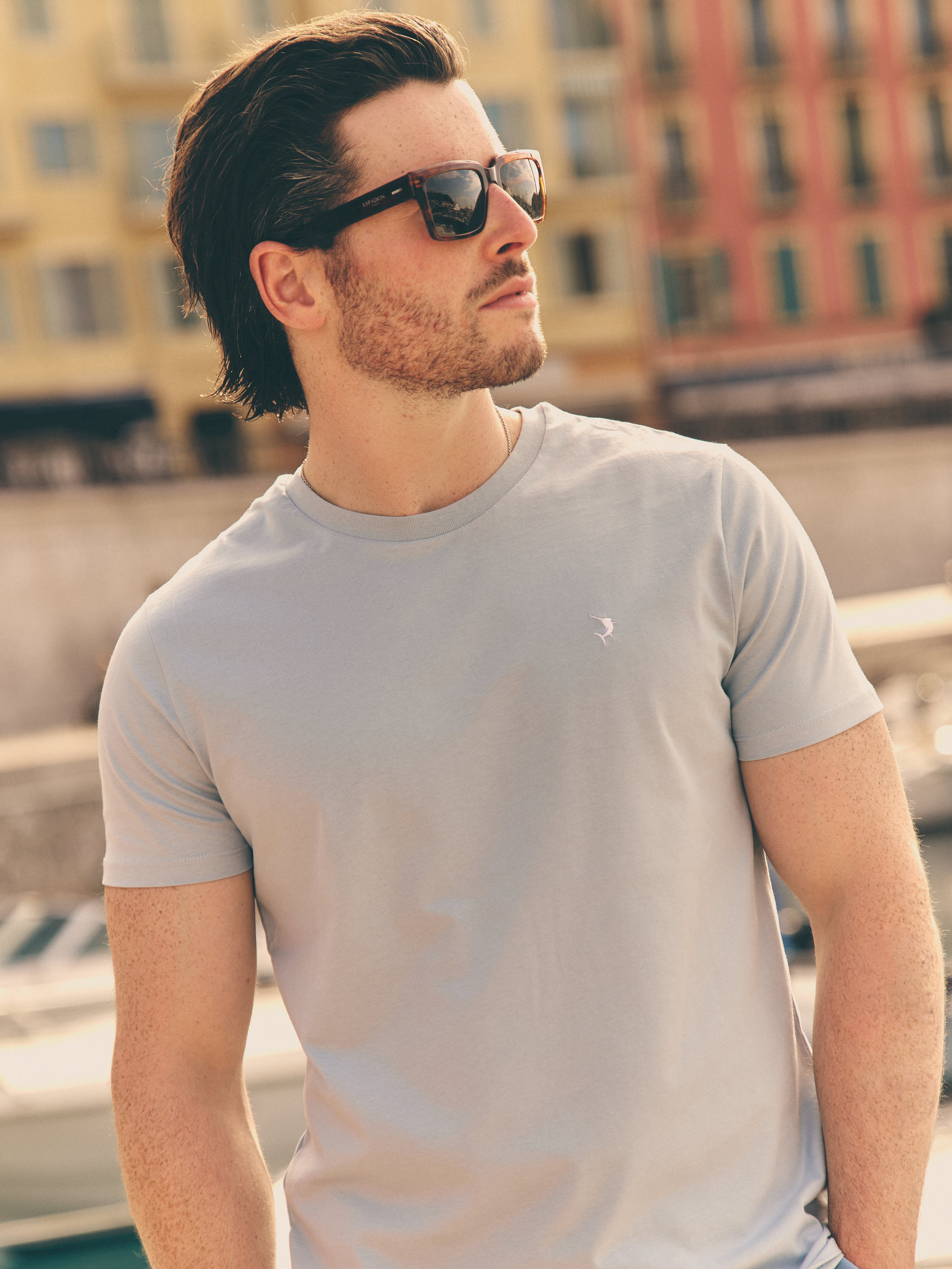 Organic Cotton T-Shirt - Sky