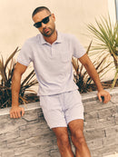 Espadon Towelling Shorts - Lavender