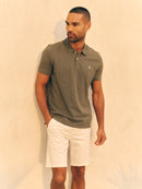 Espadon Original Organic Cotton Polo - Olive