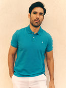 Espadon Original Organic Cotton Polo - Marine