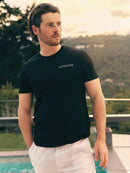 Organic Cotton Logo Print T-Shirt - Black