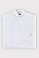 Mock Turtle Neck Jumper - White