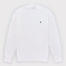 Mock Turtle Neck Jumper - White
